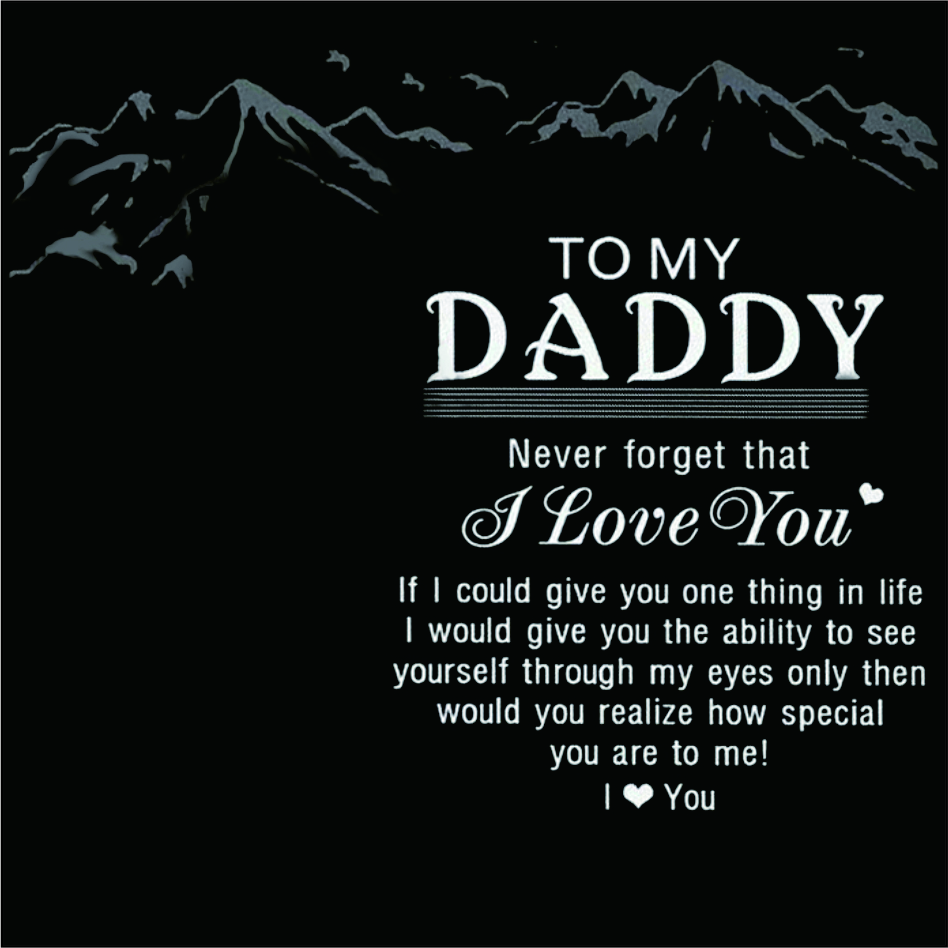 To Dad Warm Gift Card, Greeting Card for Father
