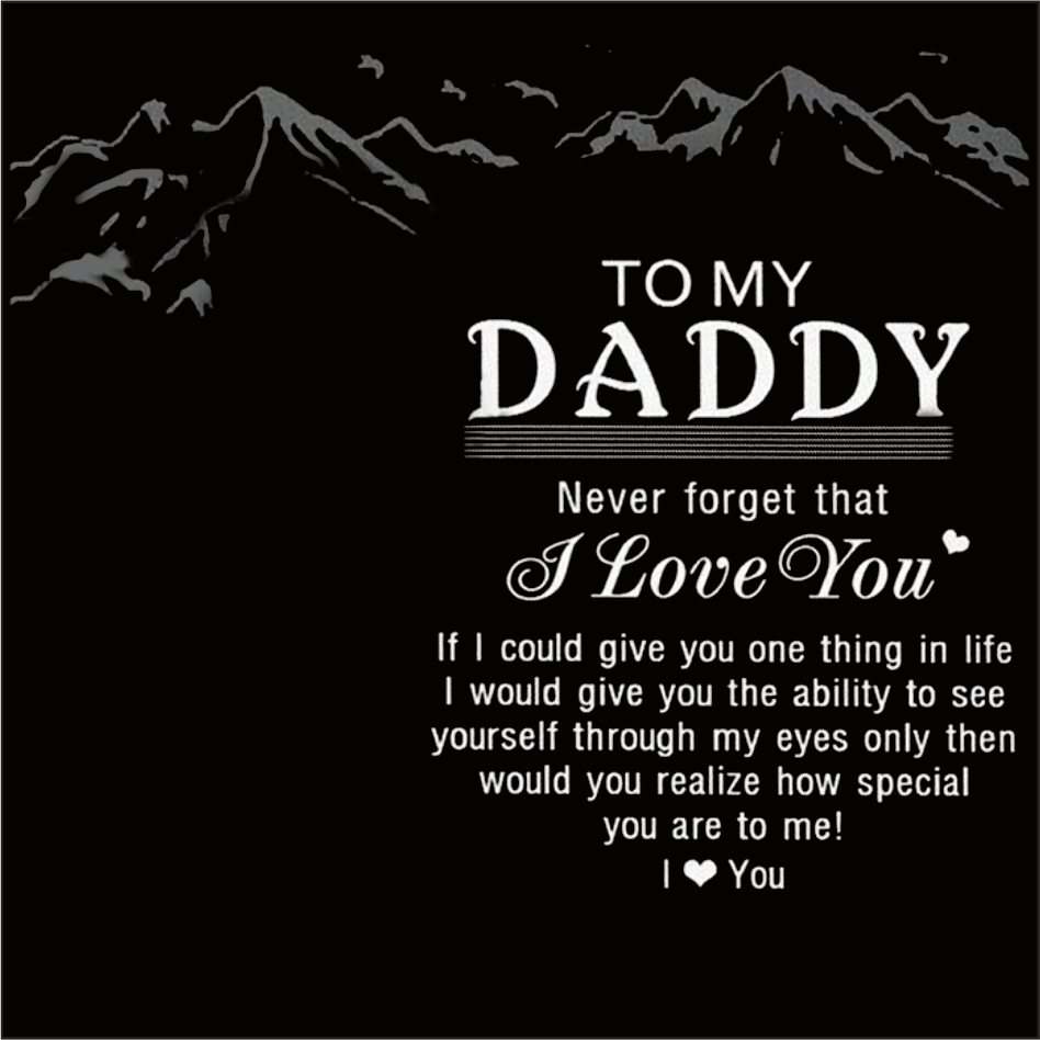 To Dad Warm Gift Card, Greeting Card for Father-Jessemade AU