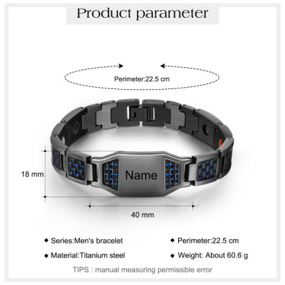 Personalised Men Bracelet Custom Name Bracelet for Him