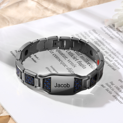 Personalised Men Bracelet Custom Name Bracelet for Him