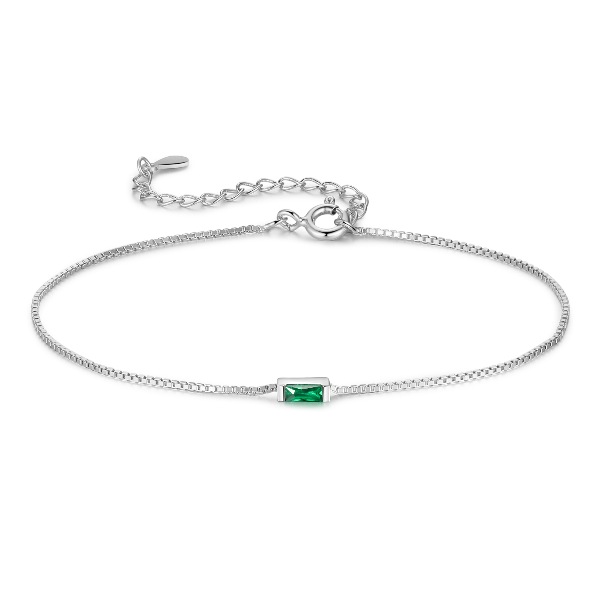 S925 SilverCustom 1 Birthstone Bracelet Gold Adjustable Bracelet Personalised Birthday Gift for Her