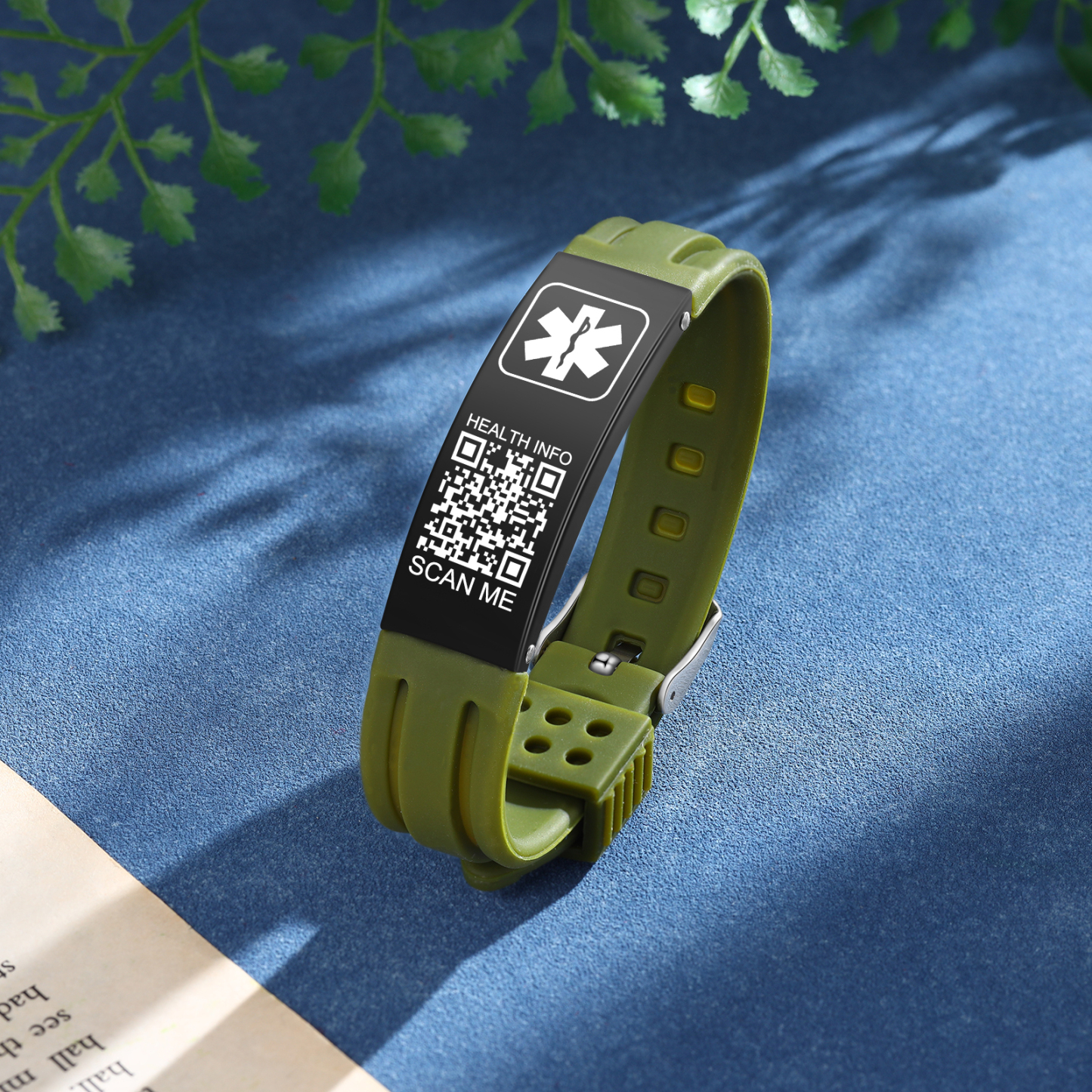 [Copy]Medical Alert Wristband Medical ID Bracelets Life Alert for Autism Blood Thinner Seizure Alert