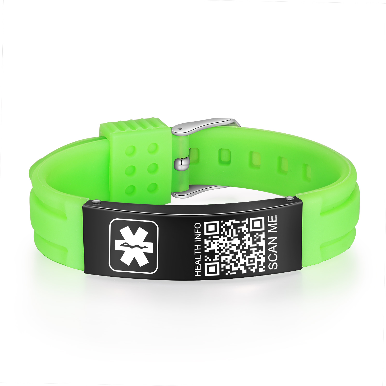[Copy]Medical Alert Wristband Medical ID Bracelets Life Alert for Autism Blood Thinner Seizure Alert