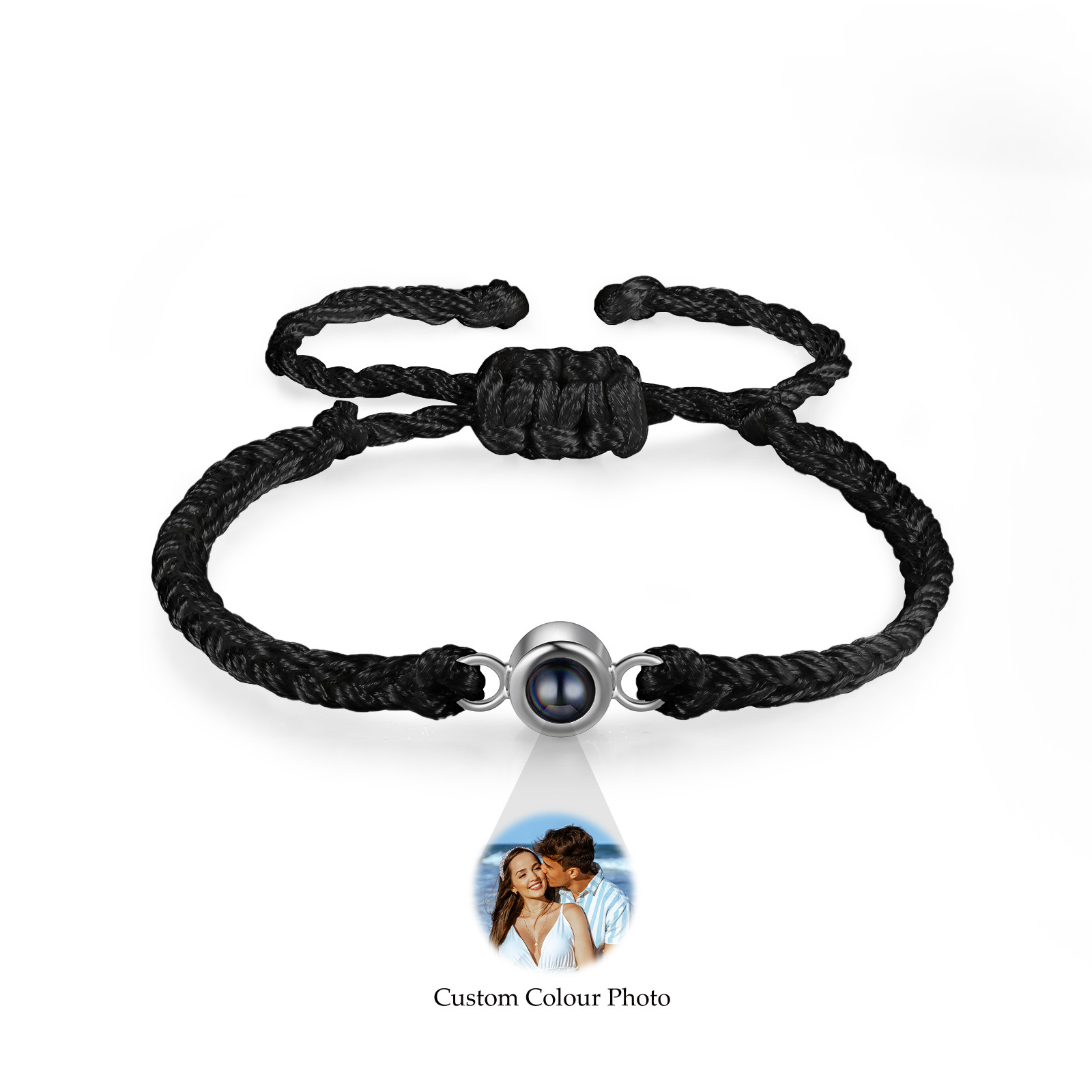 Personalised Projection Bracelet with 1 Photo A Unique Gift for Her