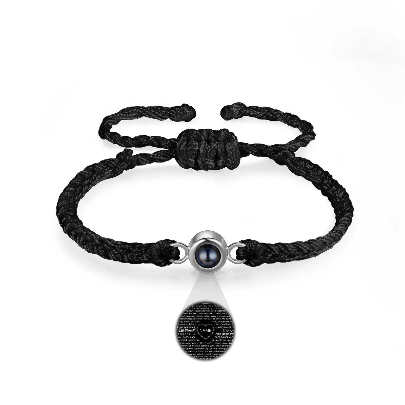 Personalised Projection Bracelet with 1 Photo A Unique and Heartfelt Gift for Her