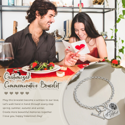 Personalised Photo Bracelet You & Me We Got This Gift for Her