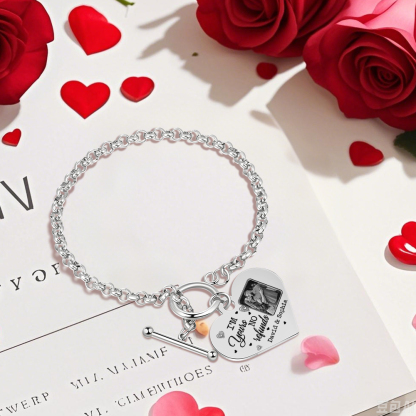 Personalised Photo Bracelet You & Me We Got This Gift for Her