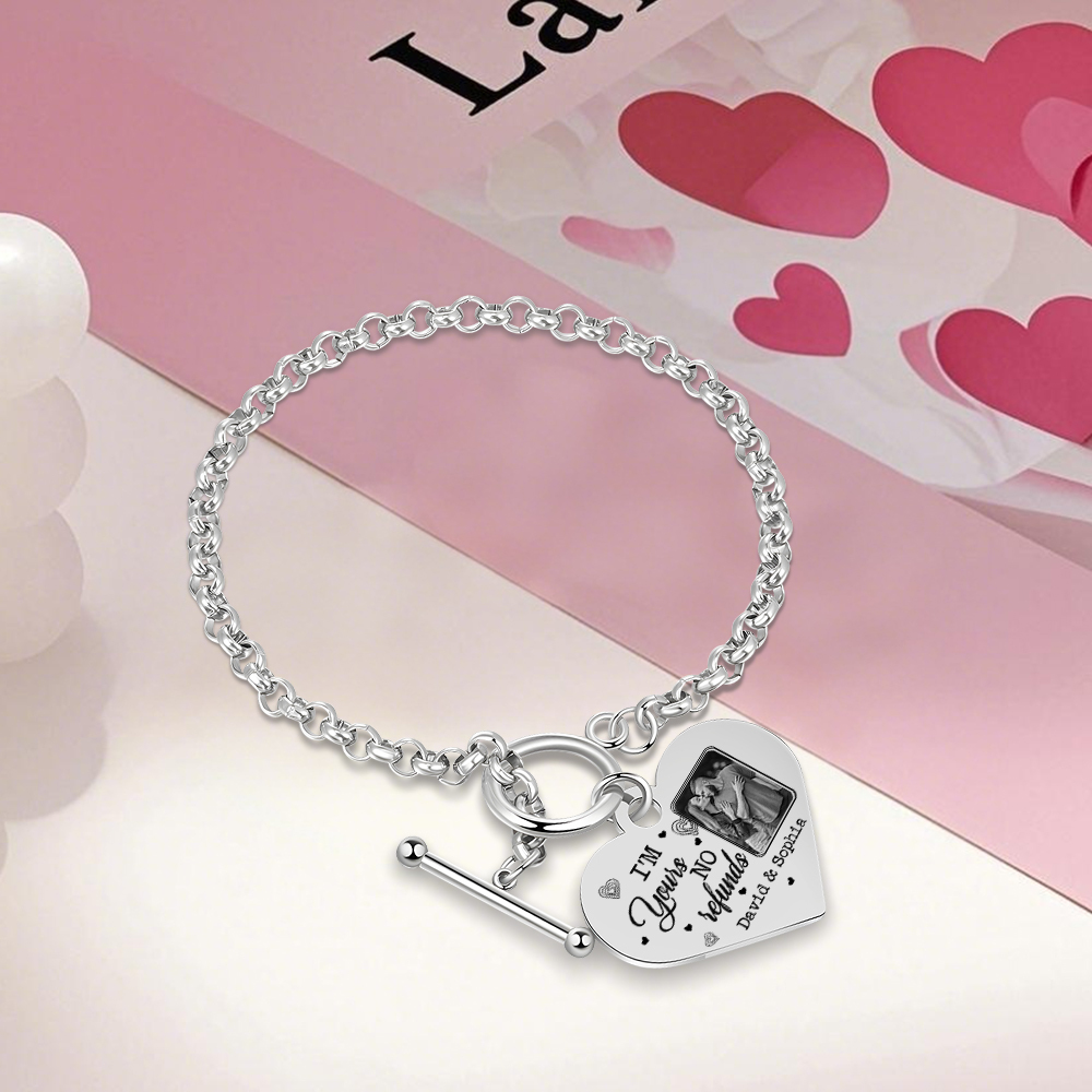 Personalised Photo Bracelet You & Me We Got This Gift for Her