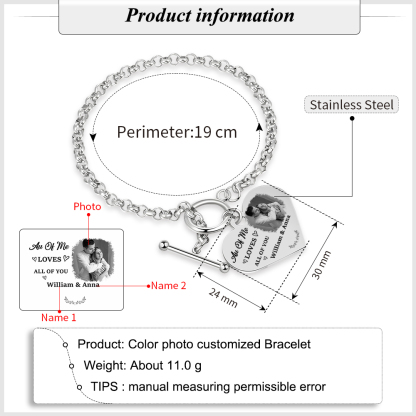 Personalised Photo Bracelet You & Me We Got This Gift for Her