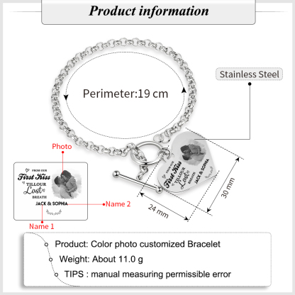 Personalised Photo Bracelet You & Me We Got This Gift for Her