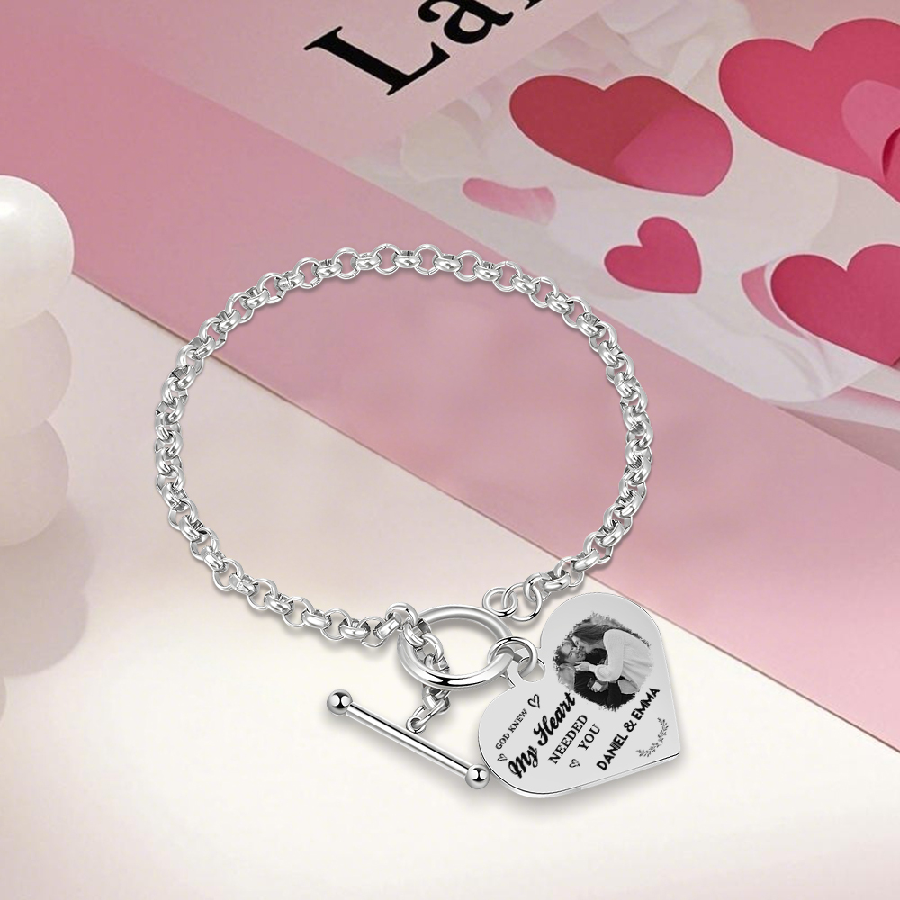 Personalised Photo Bracelet You & Me We Got This Gift for Her