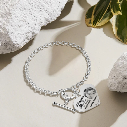 Personalised Photo Bracelet You & Me We Got This Gift for Her