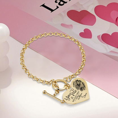 Personalised Photo Bracelet You & Me We Got This Gift for Her
