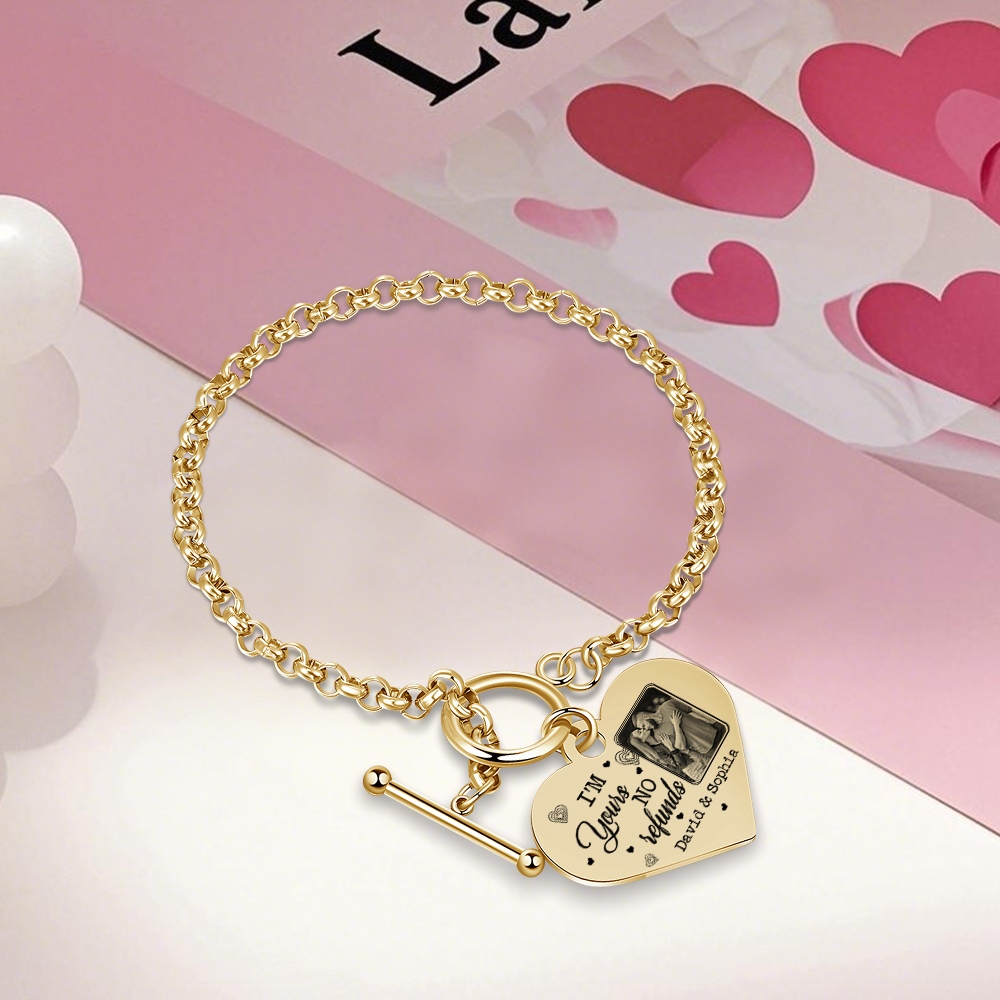 Personalised Photo Bracelet You & Me We Got This Gift for Her