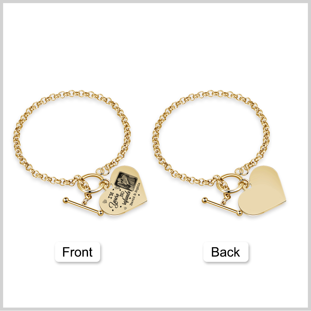 Personalised Photo Bracelet You & Me We Got This Gift for Her