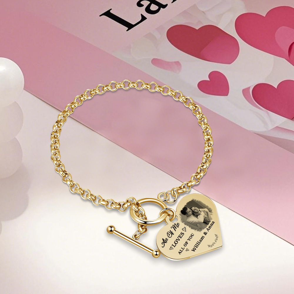 Personalised Photo Bracelet You & Me We Got This Gift for Her