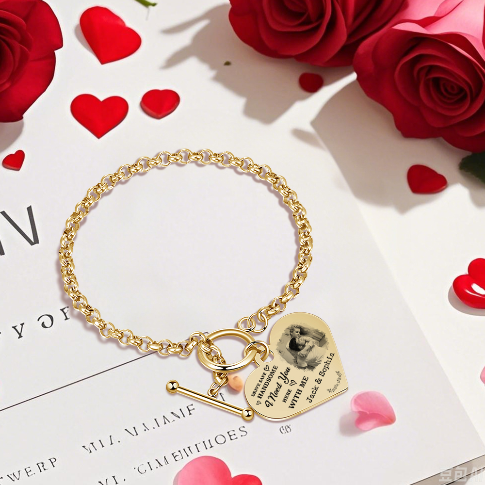Personalised Photo Bracelet You & Me We Got This Gift for Her