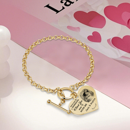 Personalised Photo Bracelet You & Me We Got This Gift for Her