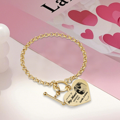 Personalised Photo Bracelet You & Me We Got This Gift for Her