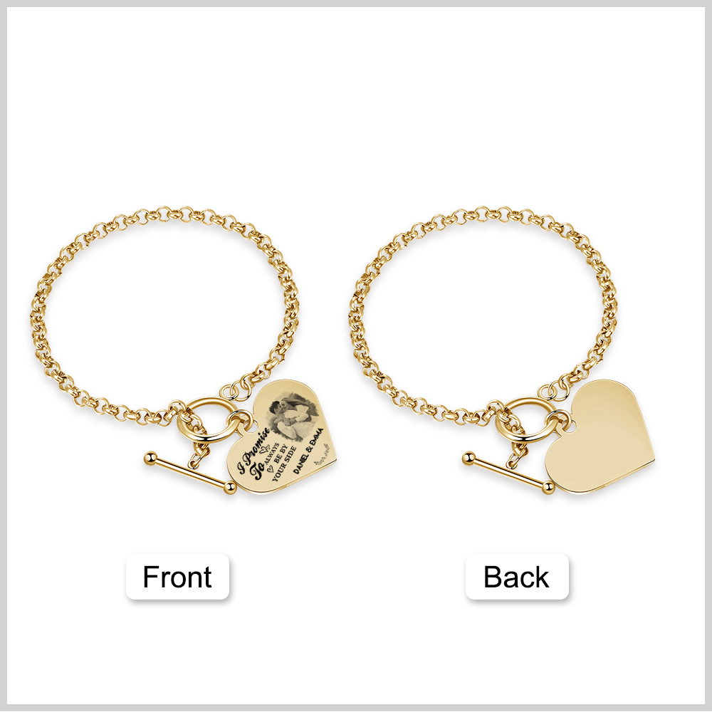 Personalised Photo Bracelet You & Me We Got This Gift for Her