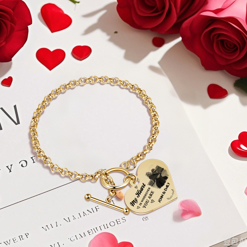 Personalised Photo Bracelet You & Me We Got This Gift for Her