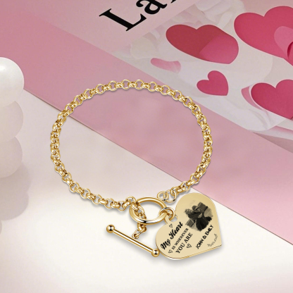 Personalised Photo Bracelet You & Me We Got This Gift for Her