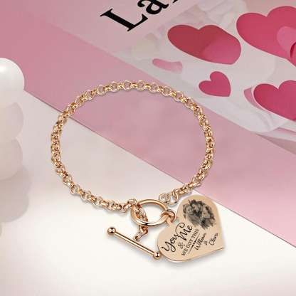 Personalised Photo Bracelet You & Me We Got This Gift for Her