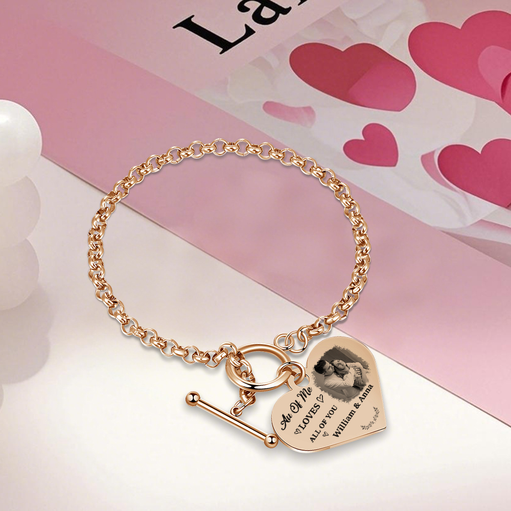 Personalised Photo Bracelet You & Me We Got This Gift for Her