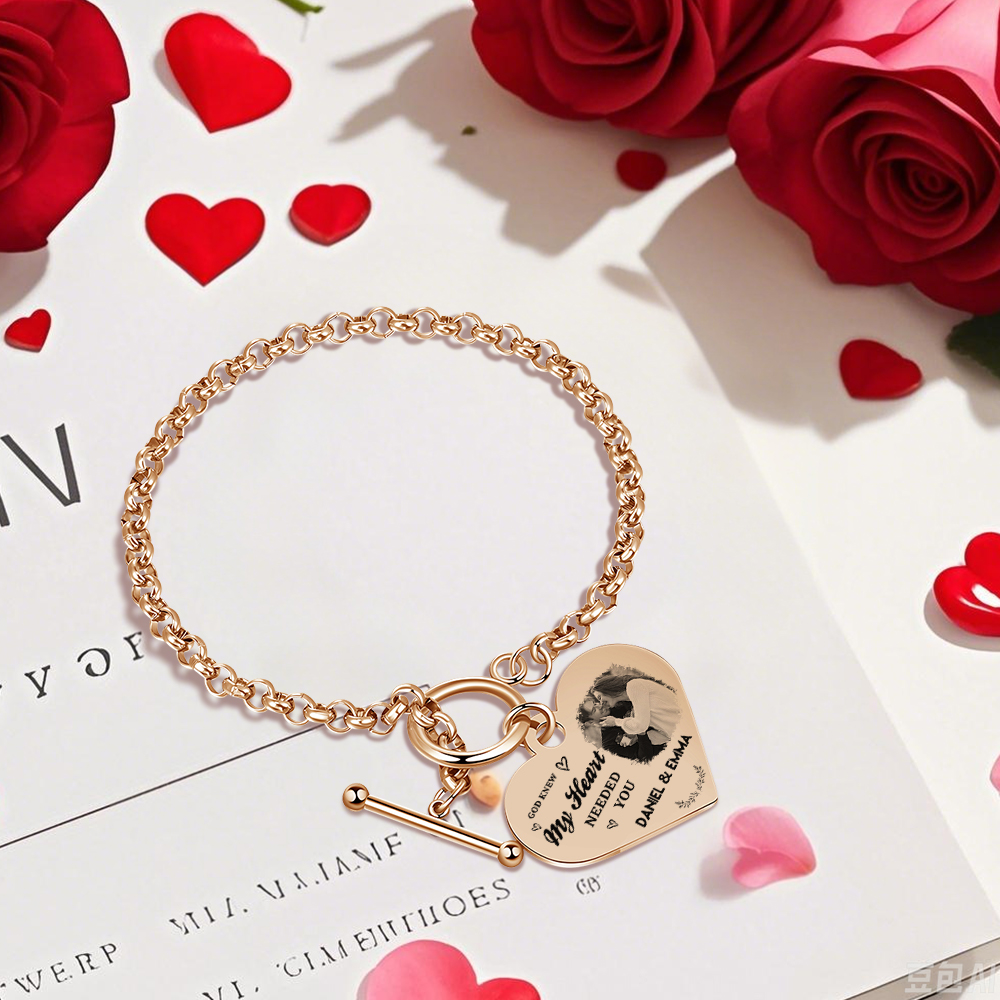 Personalised Photo Bracelet You & Me We Got This Gift for Her