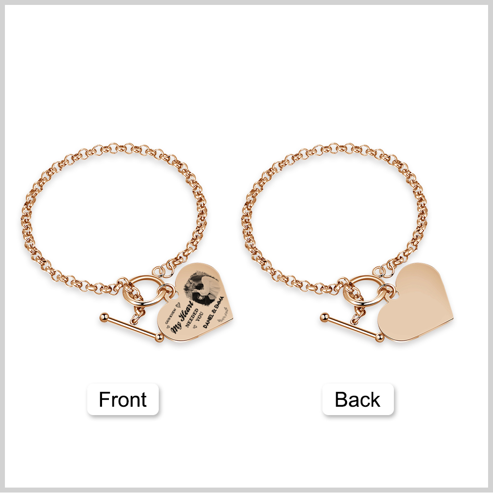 Personalised Photo Bracelet You & Me We Got This Gift for Her