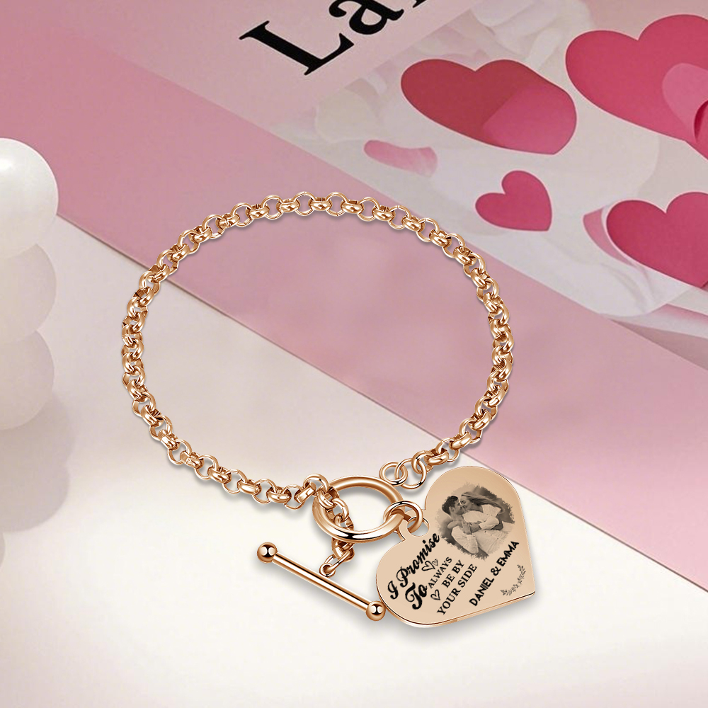 Personalised Photo Bracelet You & Me We Got This Gift for Her