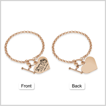 Personalised Photo Bracelet You & Me We Got This Gift for Her