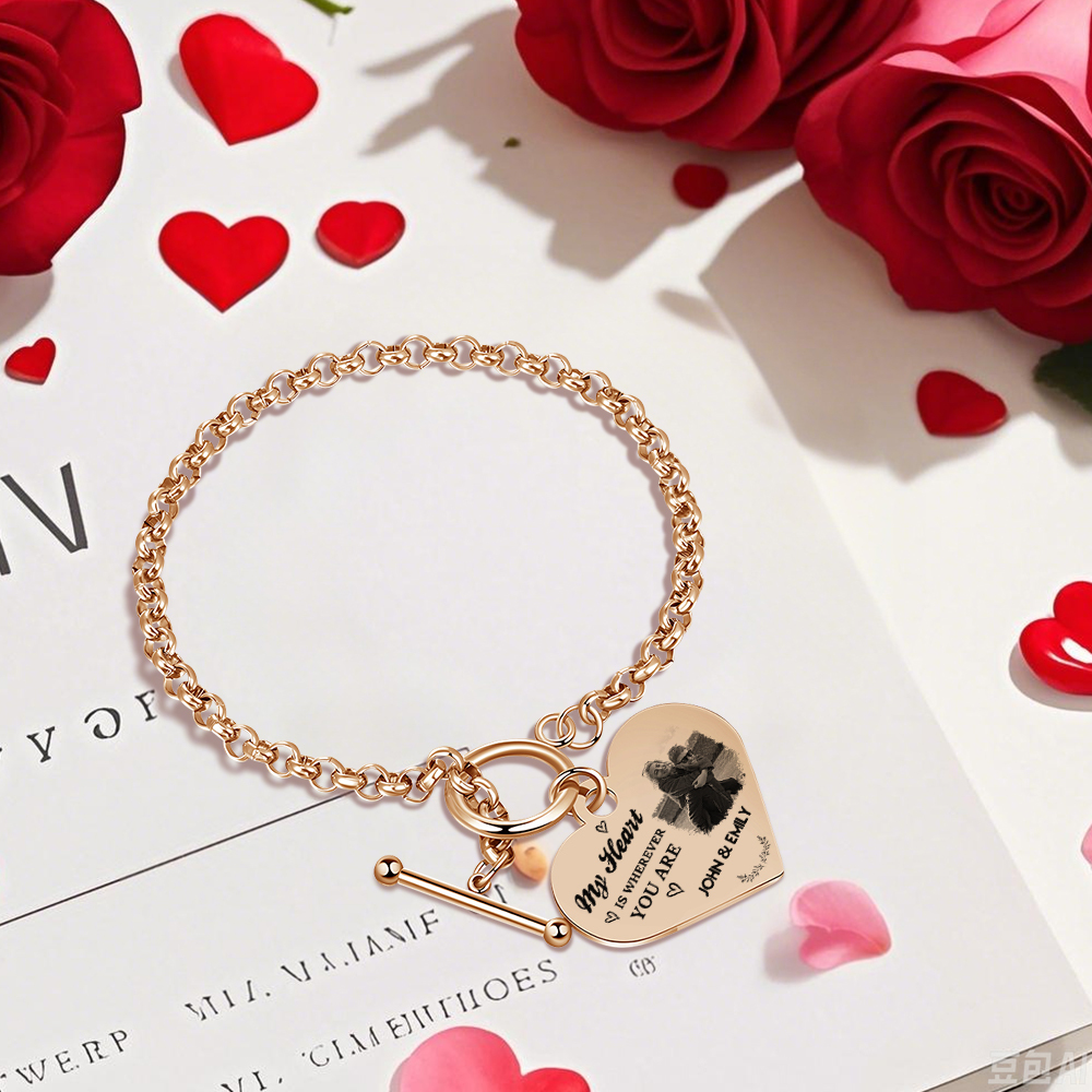 Personalised Photo Bracelet You & Me We Got This Gift for Her