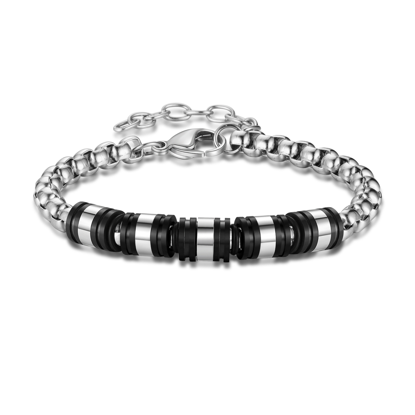 5 Names Personalised Men Adjustable Bracelet – Father's Day Gift | Jessemade