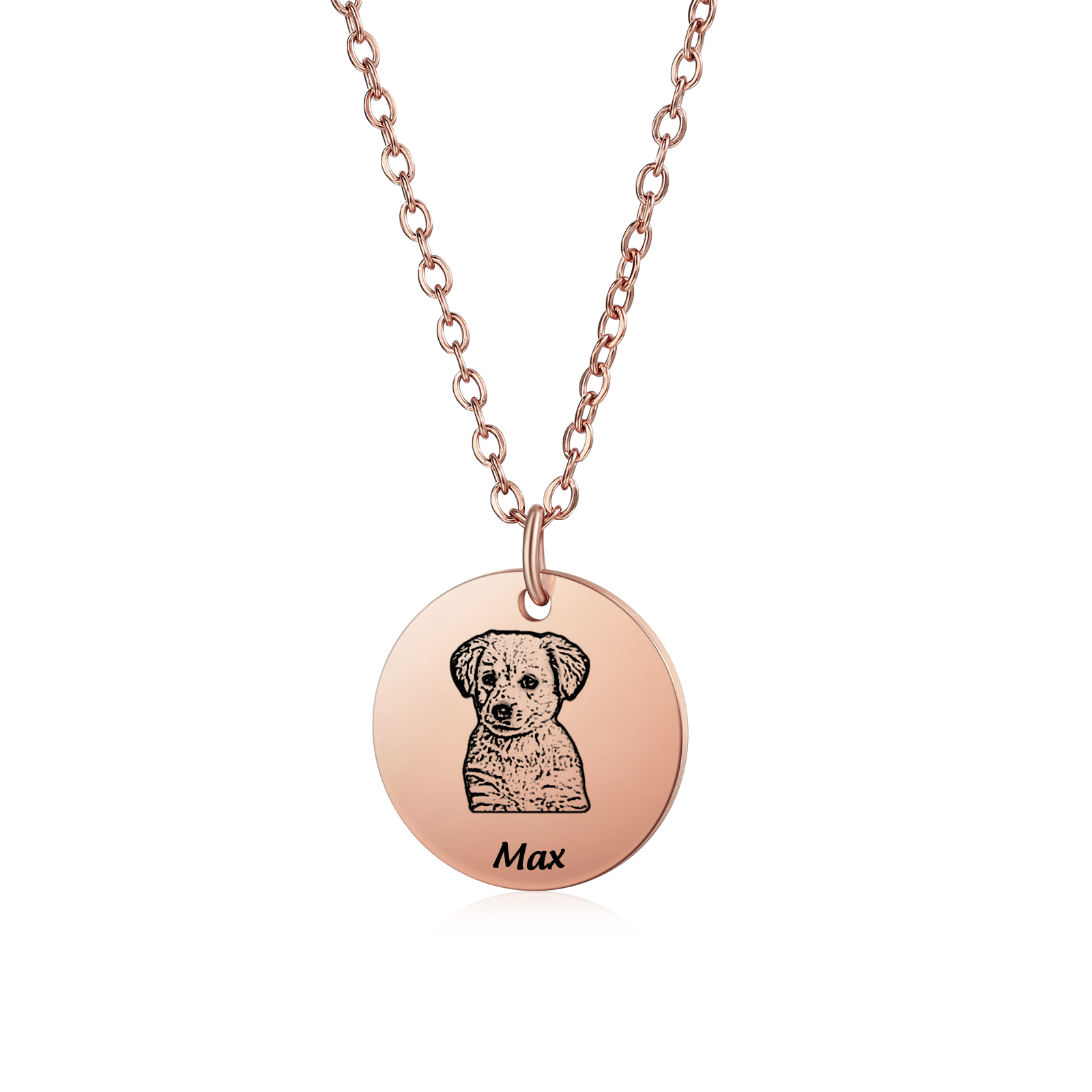 Personalised Necklace with 1-3 Photos and Pet Names – Keepsake Gift for Pets | Jessemade