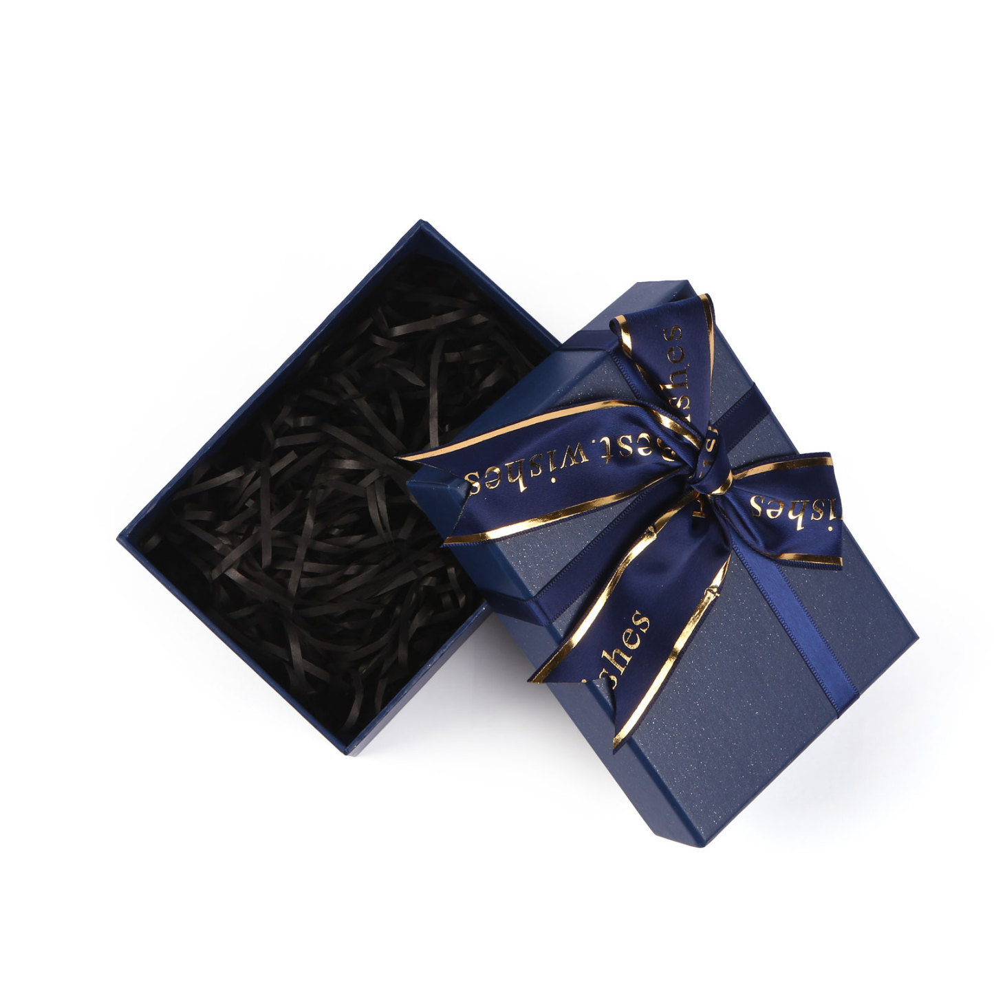 Luxury Blue Gift Box with Ribbon, Perfect for Jewellery and Special Gifts | Jessemade