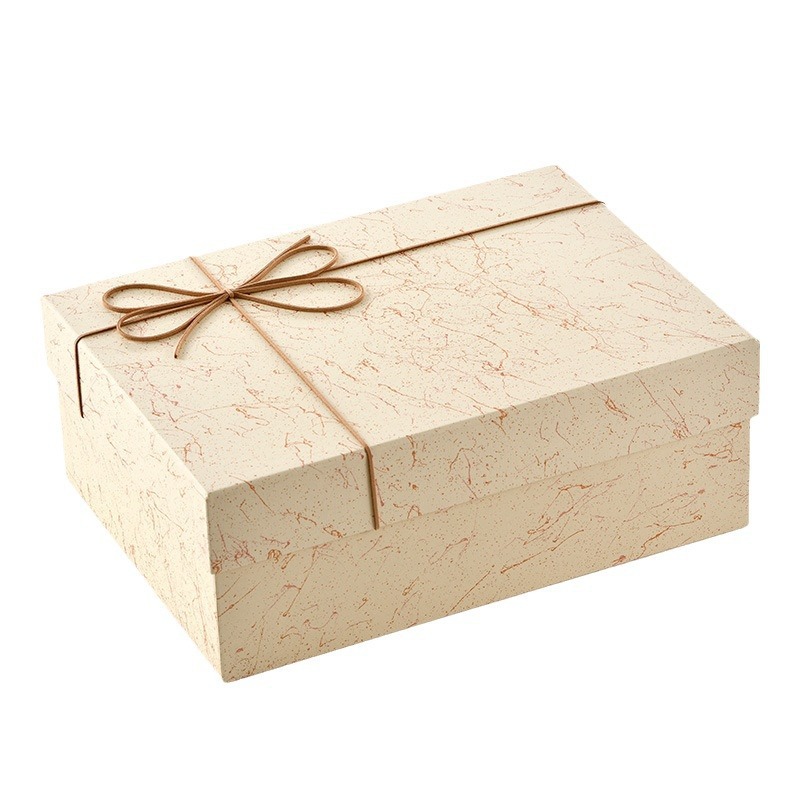 Natural Kraft Gift Box Off-White 200x80x180mm | Jessemade