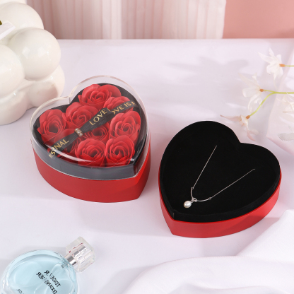 Heart Shaped Rose Gift Box A Perfect Gift for Christmas & Valentines Day-Jessemade AU