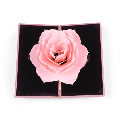 Ring Gift Box Elegant Rose Design Romantic Gift for Her | Jessemde