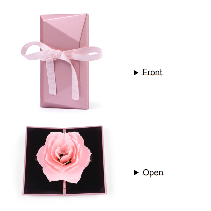 Ring Gift Box Elegant Rose Design Romantic Gift for Her | Jessemde
