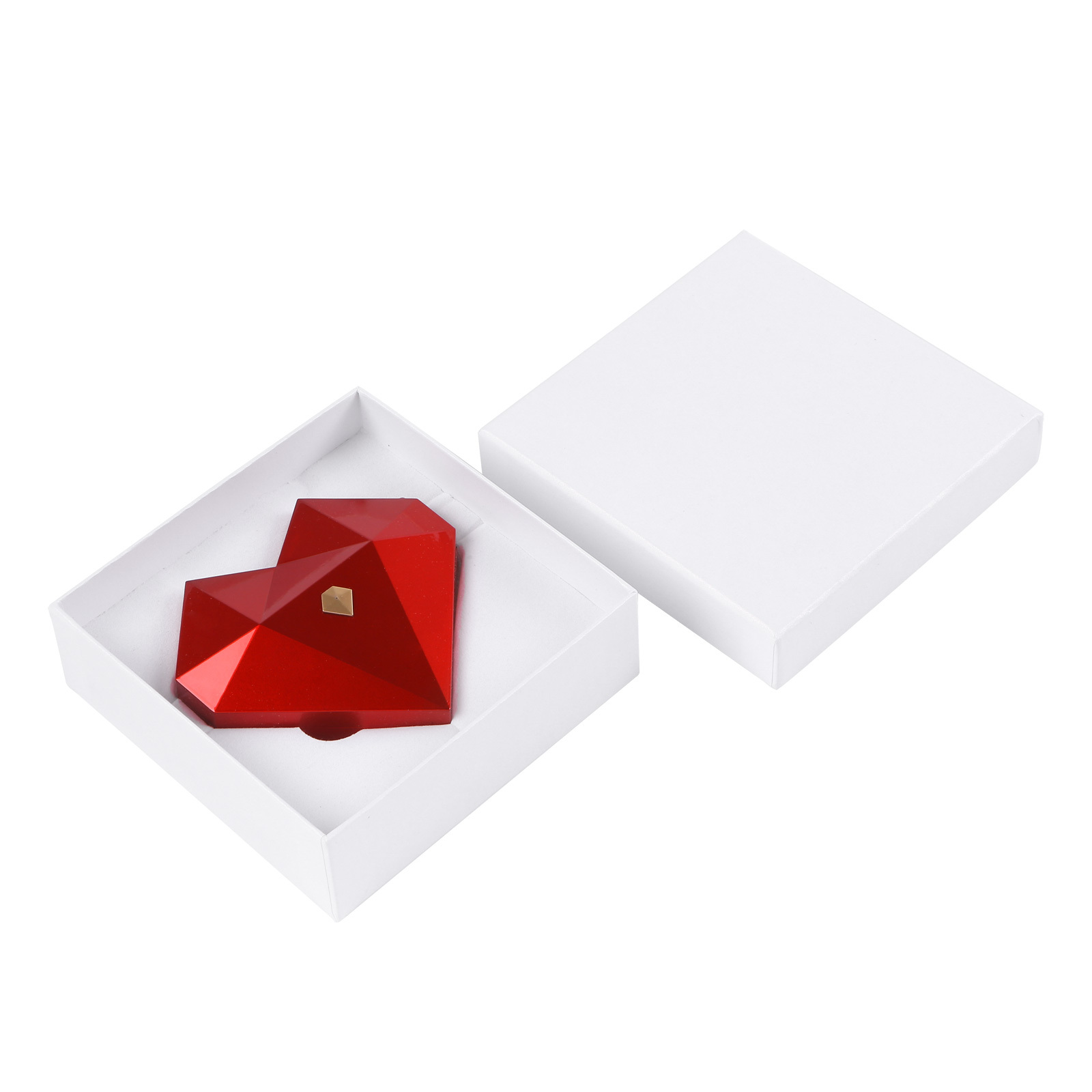 Heart-Shaped Jewellery Gift Box Red, White, Blue and Green Ring Gift Box Ring Packaging Box | Jessemade