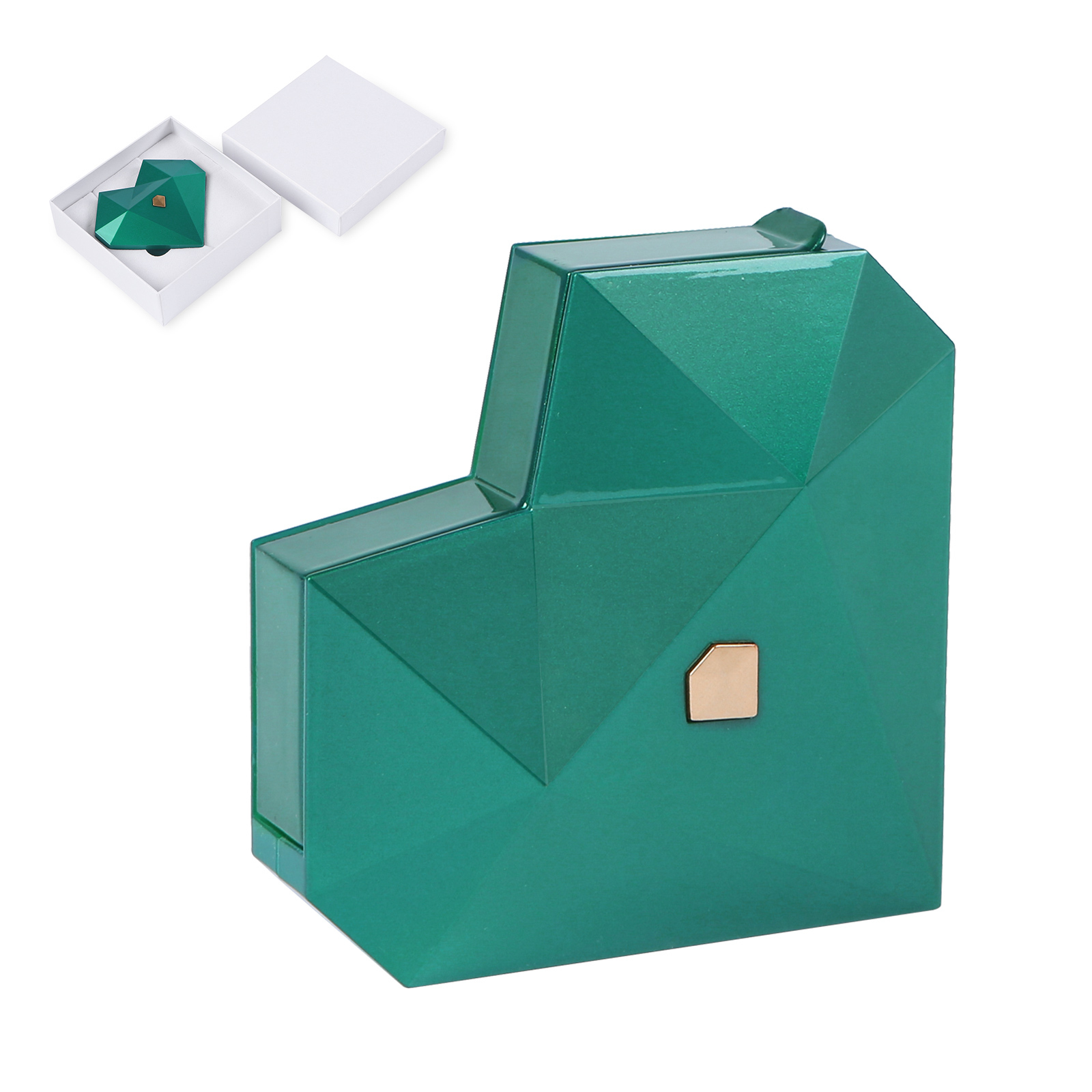 Heart-Shaped Jewellery Gift Box Red, White, Blue and Green Ring Gift Box Ring Packaging Box | Jessemade