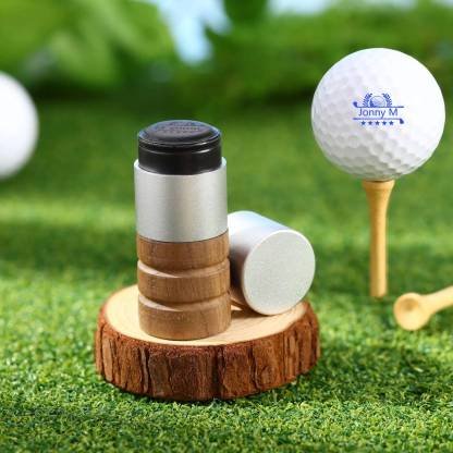 Personalised Golf Ball Stamp Marker Customisable Refillable Gift for Birthday Christmas Fathers Day Keepsake for Golf Lovers Men Women | Jessemade