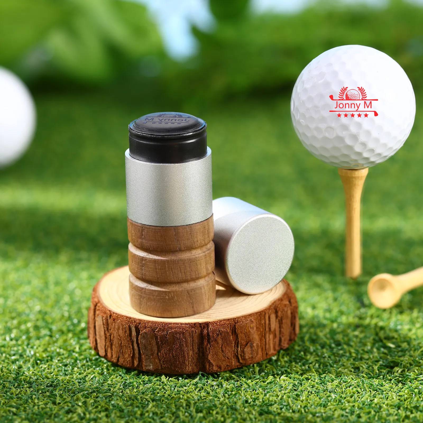 Personalised Golf Ball Stamp Custom 5 Colours
