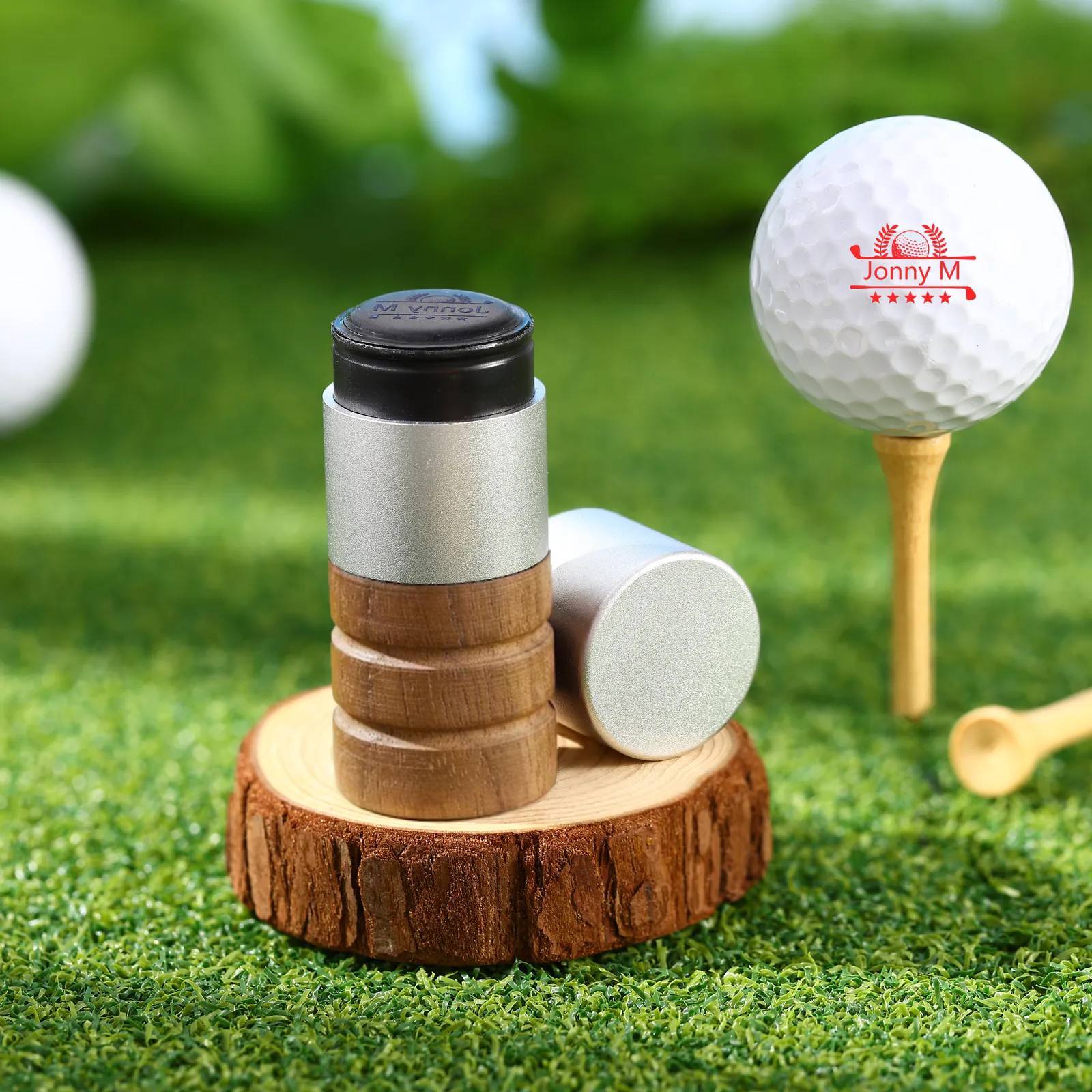 Personalised Golf Ball Stamp Custom 5 Colours