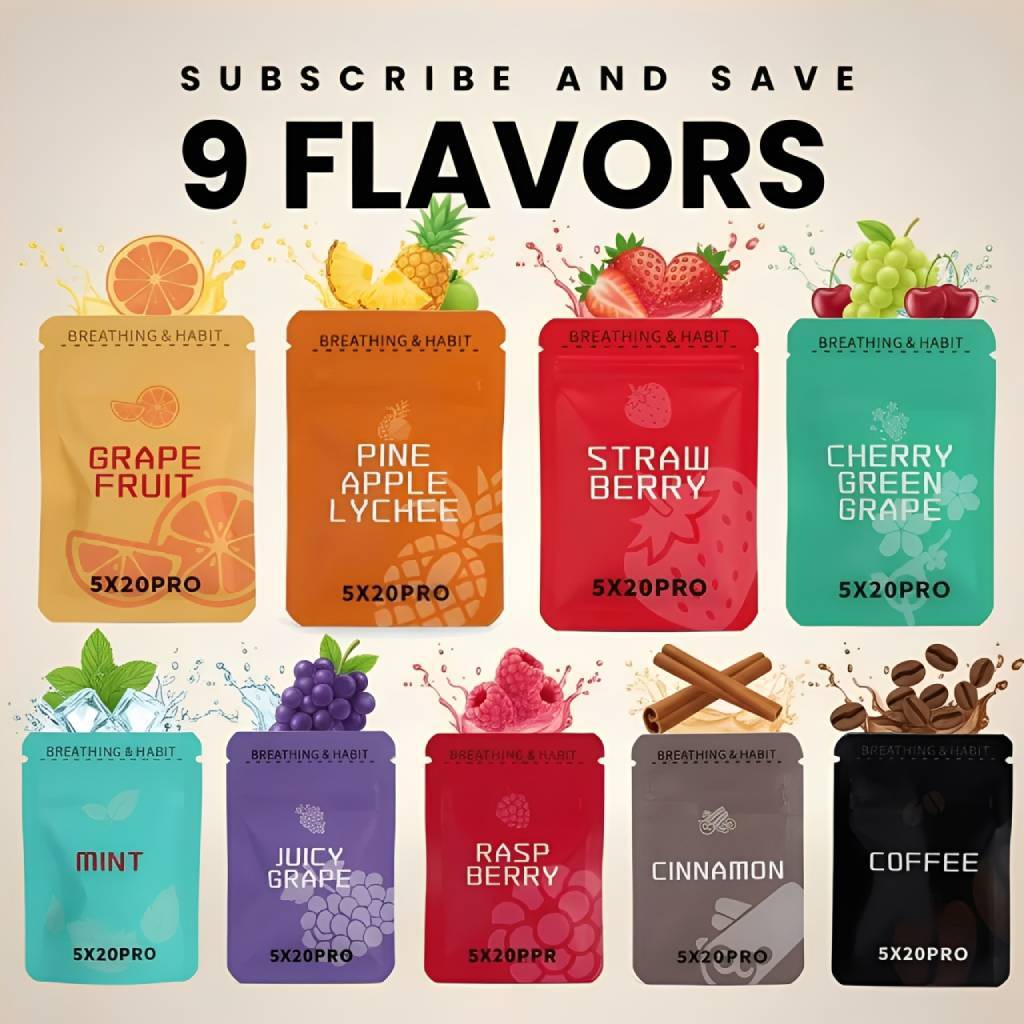 Breathing necklace with wooden pendant to relieve anxiety and stop smoking