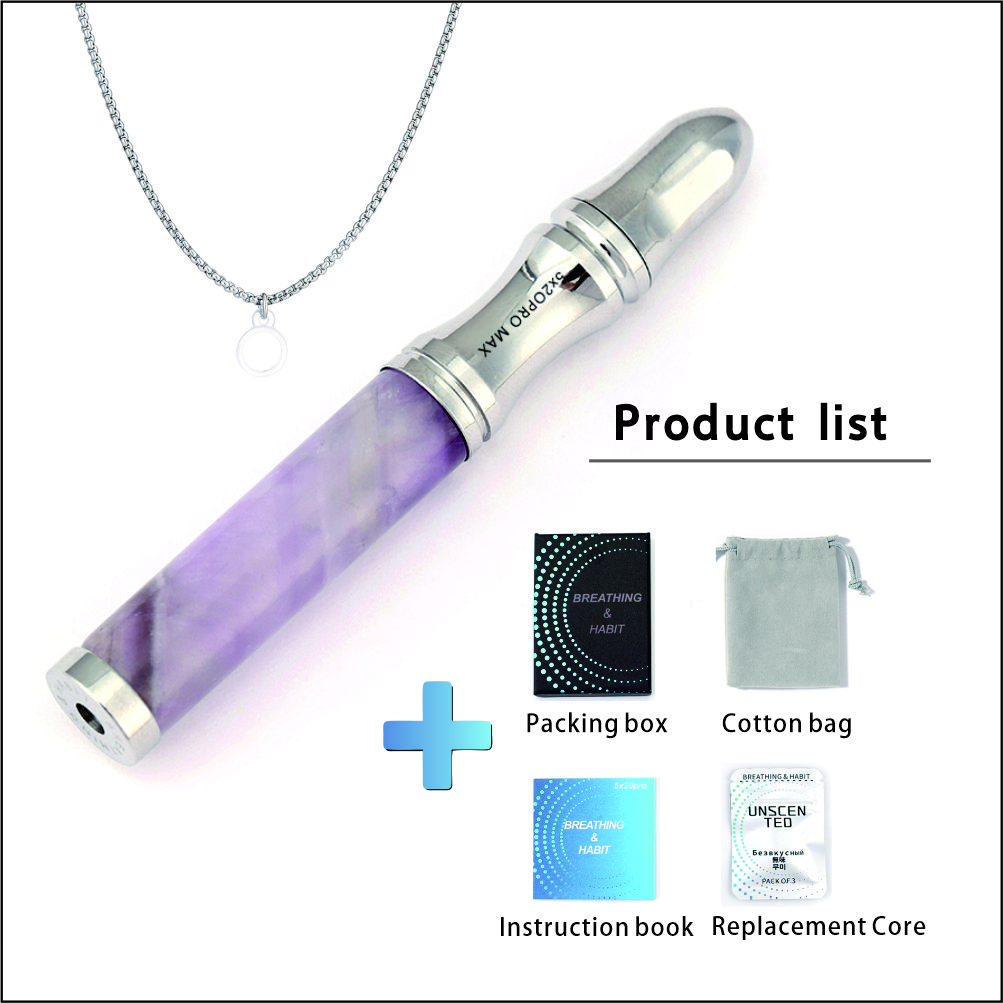 Natural Stone Anti-Stress Breathing Necklace