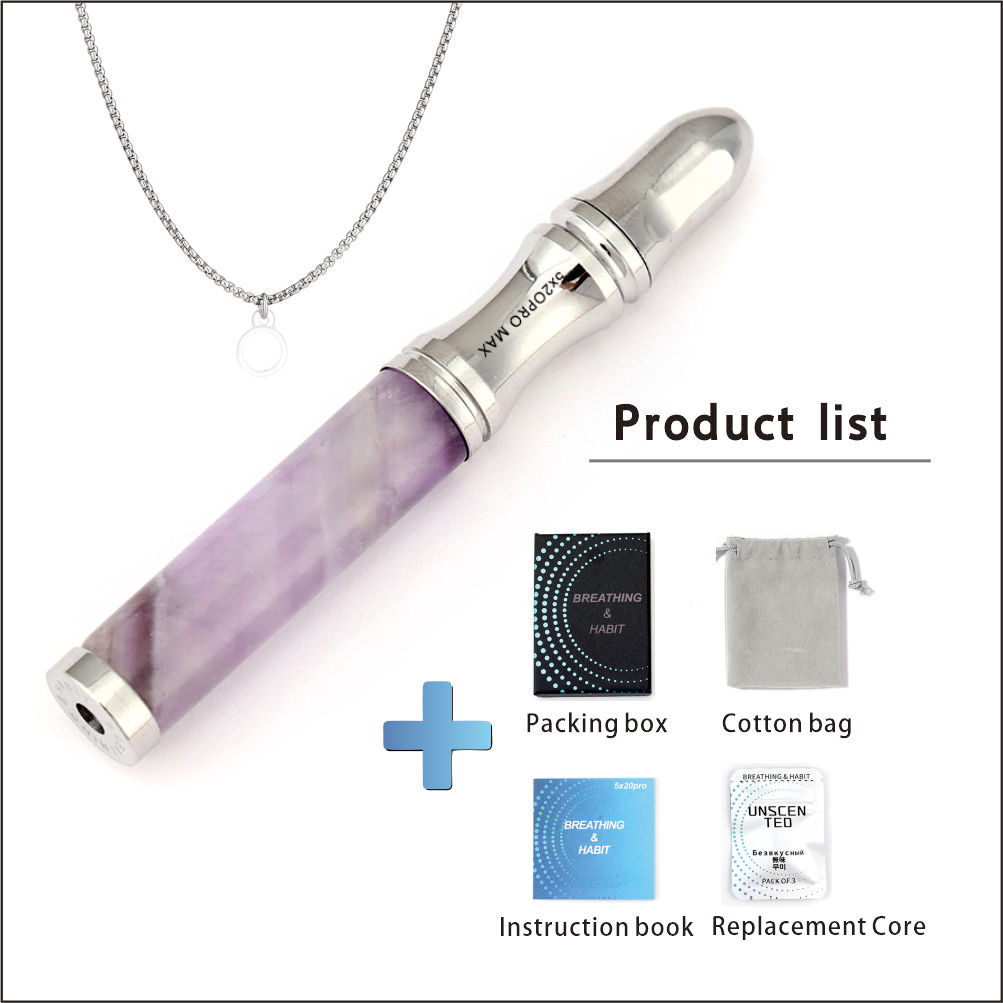 Natural Stone Anti-Stress Breathing Necklace