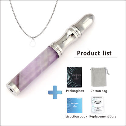 Natural Stone Anti-Stress Breathing Necklace