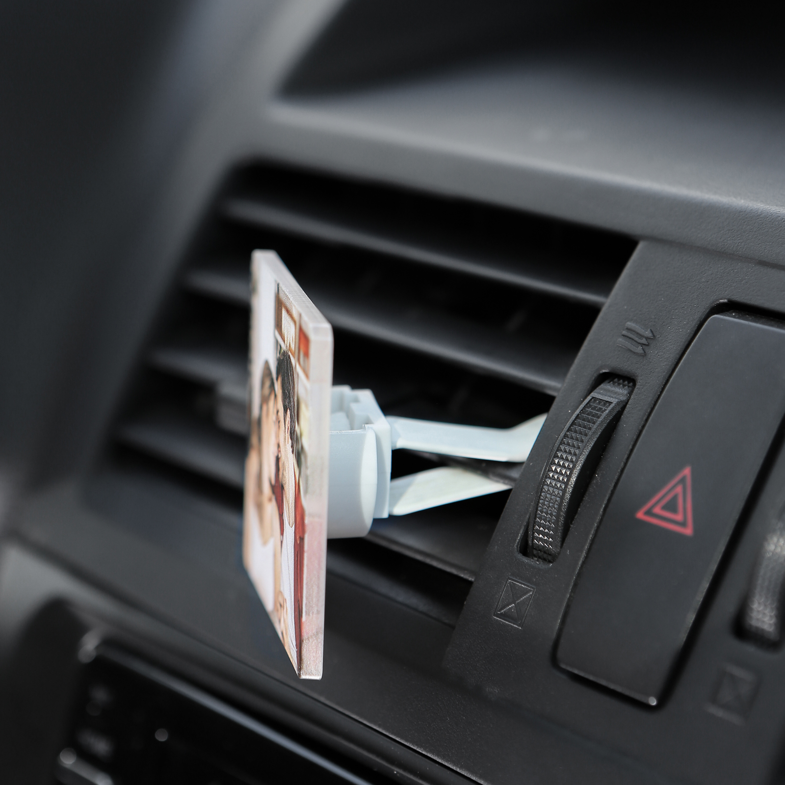 Personalised Car Photo Holder Stylish Square & Round Shapes Valentine’s Day Gift for Him